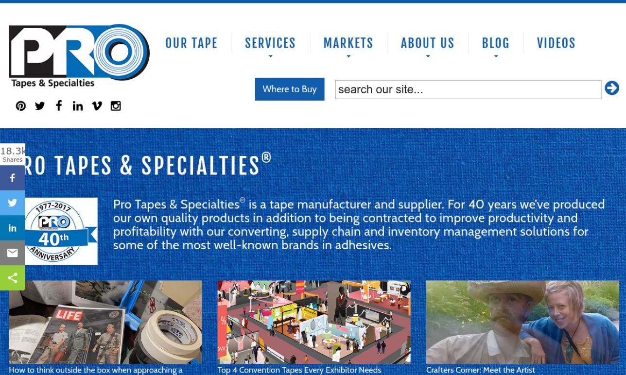 Pro Tapes & Specialties, Inc.