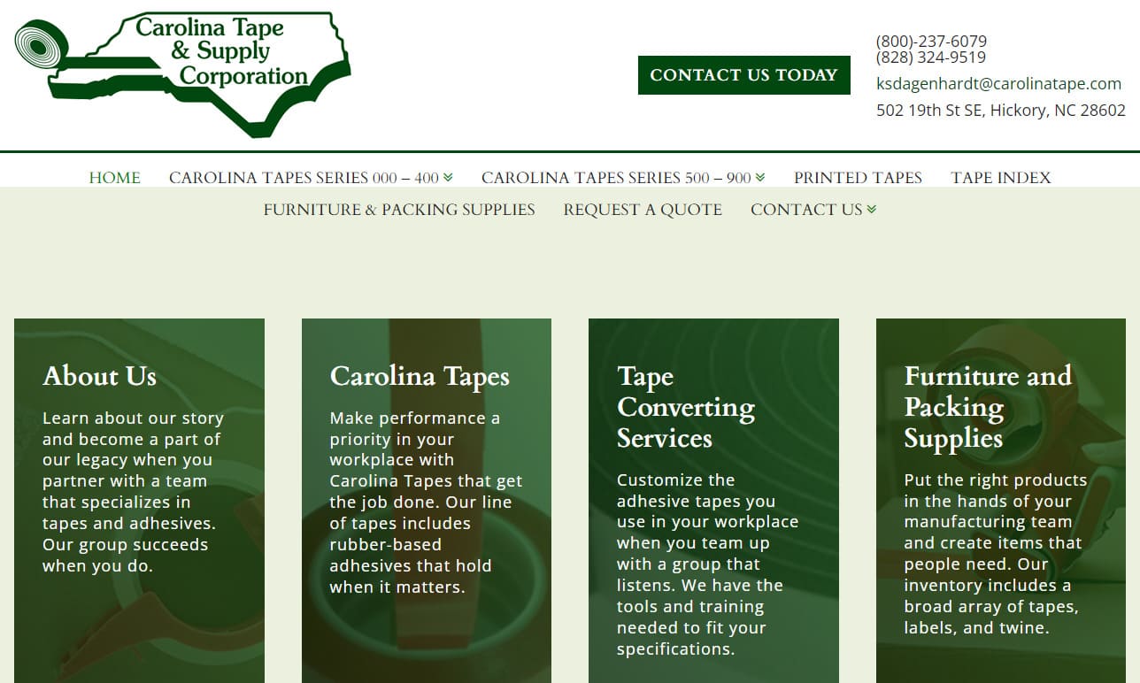 Carolina Tape & Supply Corporation Carolina Tape & Supply Corporation